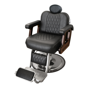 Collins B260 Commander Supreme Barber Chair with Calf Pad Leg Rest