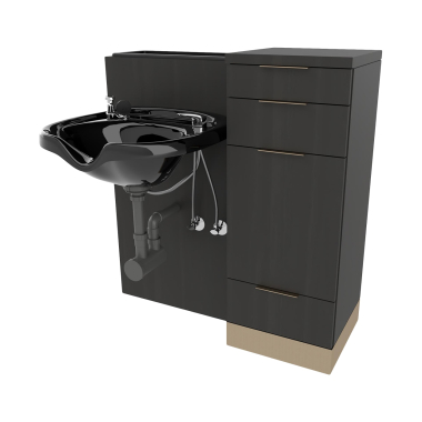 Collins E1053P Nico Wet Station w/ Metal Toe Kick image