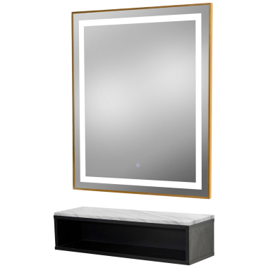 Pibbs 6003 Color Cubby Styling Station & Mirror image