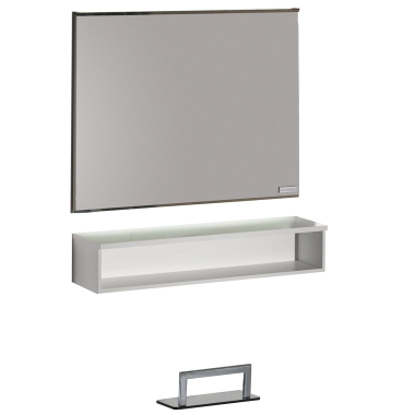 Salon Ambience Horizon Mirror Styling Station w/ Storage image