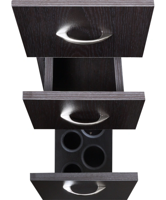 J&A Double White Granite Top Manicure Table