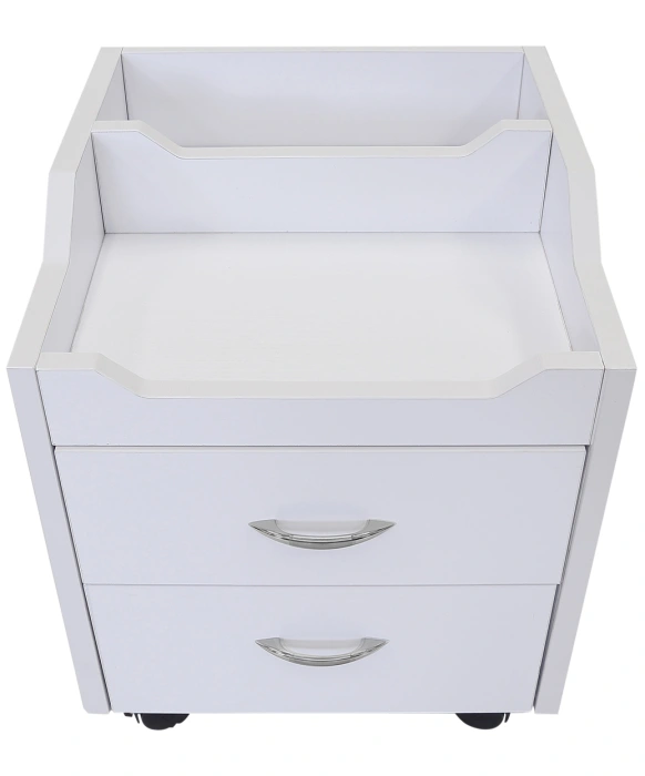 J&A Wood Top Pedicure Cart