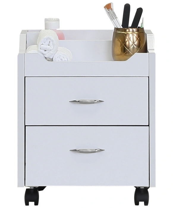 J&A Wood Top Pedicure Cart