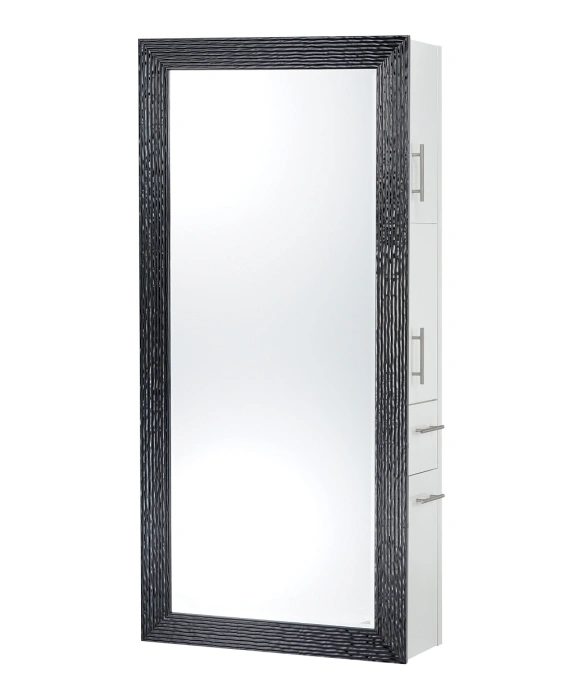 Pibbs Wave Salon Mirror & Storage Server