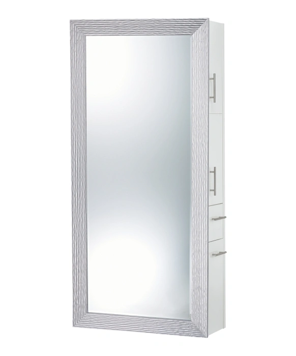 Pibbs Wave Salon Mirror & Storage Server