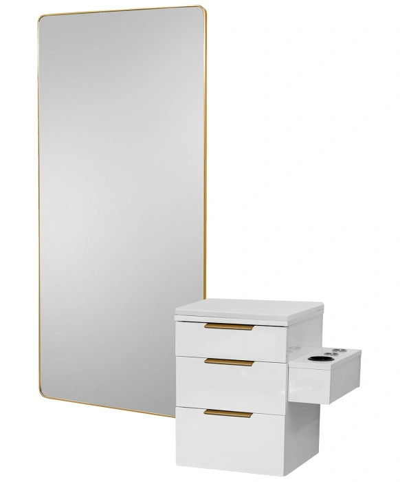 Pibbs PB6004 Milano Styling Station & Mirror