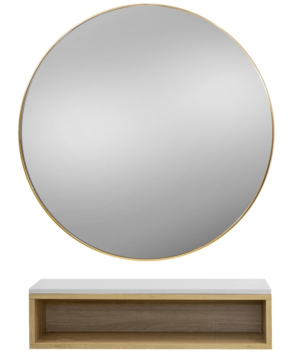 Pibbs 6003 Color Cubby Styling Station & Mirror