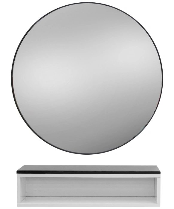 Pibbs 6003 Color Cubby Styling Station & Mirror