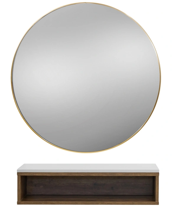 Pibbs 6003 Color Cubby Styling Station & Mirror