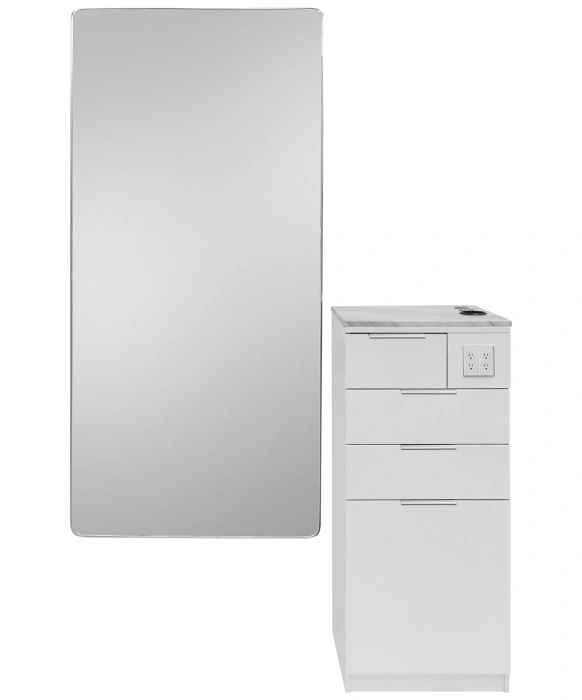 Pibbs 6008 Verona Styling Station & Mirror