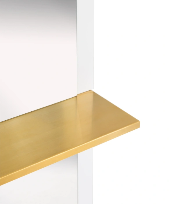 Milan Double Sided Styling Station w/ Shelf
