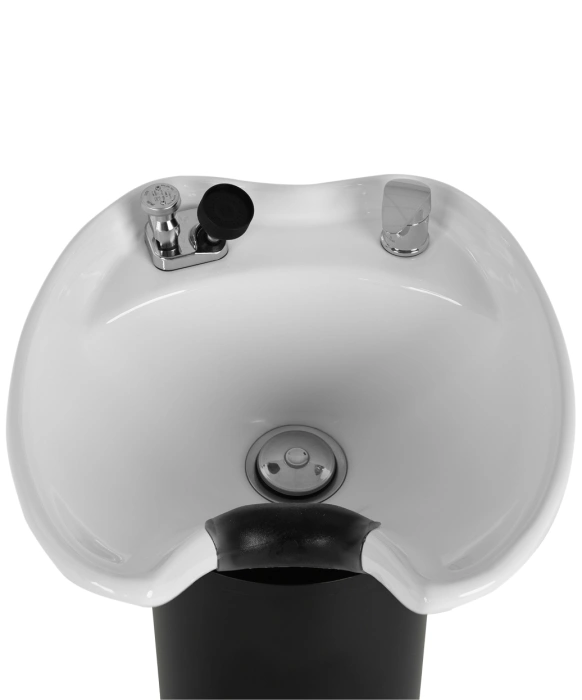 Paris Black Pedestal Shampoo Unit