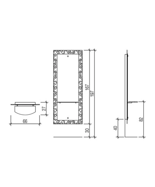 Salon Ambience Fiji Mirror Styling Station