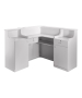 Salon Ambience RD216 Smart Italian Reception Desk w/ LED Light-image2