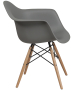 Clarke Reception Chair w/ Wood Base-image2