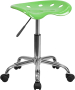 Vibrant Black Tractor Seat and Chrome Stool-image8