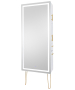 Pibbs 9110 Lumina LED Salon Mirror & Storage Server w/ Legs-image3