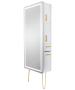 Pibbs 9110 Lumina LED Salon Mirror & Storage Server w/ Legs-image2