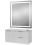 Pibbs 6002 Capri Styling Station & LED Mirror-image2