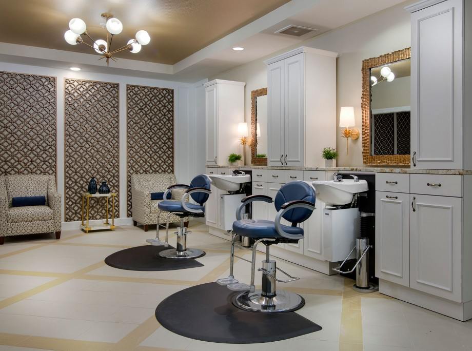 shampoo bowls at Lakeside Assisted Living