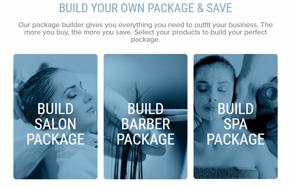 salon equipment package